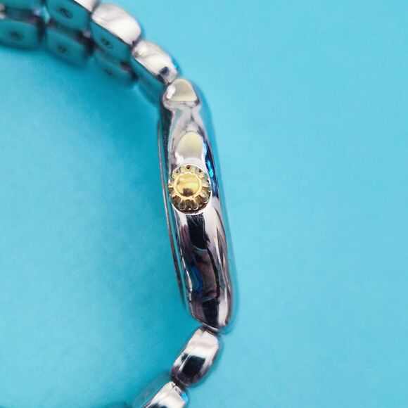 Vintage Tiffany & Co. Tesoro Diamond Black Dial 18K Gold Stainless Steel Quartz main image 4